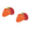 4Pcs Ceramic Fruit Bowls Assorted Colors Sauce Dish for Home 9