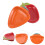 4Pcs Ceramic Fruit Bowls Assorted Colors Sauce Dish for Home 11