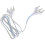 2Pcs Transparent Foil Epee Body Cord PVC Copper Wire for Home Training 3