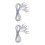 2Pcs Transparent Foil Epee Body Cord PVC Copper Wire for Home Training 7