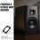 Wit Metalen Bureau Speakerhouder Duurzaam Met Schuin Design 5