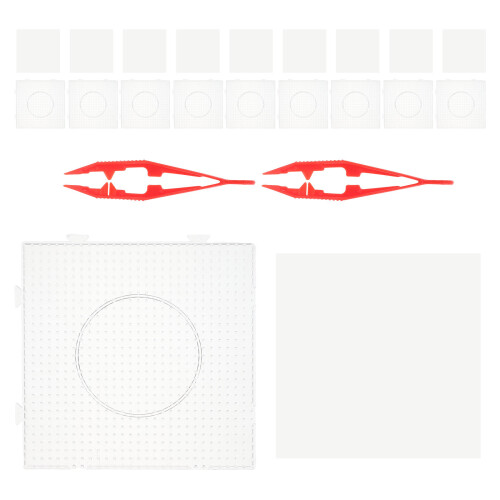 2Sets Durable Plastic Fuse Pegboard Set for Beading Crafts and DIY Art 2