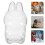 4Pcs Transparent Acrylic Doll Storage Box Clear Display Case Protector 11