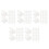 1000Pcs Plastic Electrical Outlet Dust Covers 3 Prong Plug Protectors 5