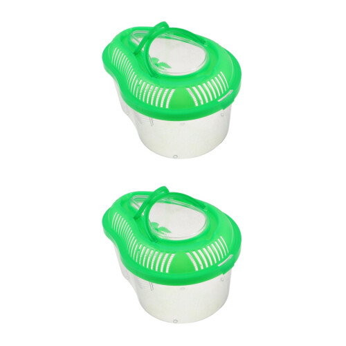 2St Plastic Reptielenbak Met En Zonneplatform 2