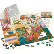 Joy Laforme Flower Shop 500 Piece House Puzzle by Galison Other Book