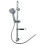 ROUSSEAU Duschstange + Handbrause ohne Stop'o' Wasserhahn 1