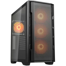 Chasis Mid Tower - COUGAR - Uniface RGB - Negro - 4 Ventiladores ARGB - Refrigeración óptima