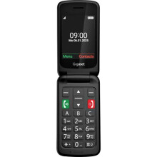 Gigaset GL595 Mobiele telefoon SOS-toets, beschermd tegen water spatten, beschermd tegen stof zwart