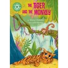 Reading Champion The Tiger and the Monkey by Sheryl Webster Paperback