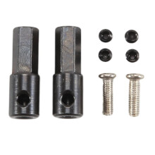 2Pcs Metal Rear Axle Shaft Adapter Accessories for WPL D12 C14 C24 C34 B24 B36 MN D90 D91 MN99S RC Car Parts