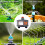 2-Way Water Timer LCD Display Timer Waterproof IP65 Home Garden Irrigation Rainfall Timer Automatic Controller System 8