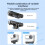 For  GO 3/ 3s Magnetic Quick Release Mount Variable Dual Interface Quick Release Kit 7