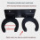 Microphone Holder,Wireless Microphone Holder for Mic Stand Wall Mounted Microphone Hanger Clip Double Hook Stands Holder 4