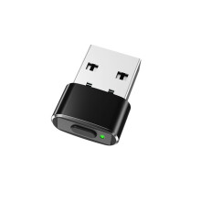 Mouse Jiggler PÅ/AV-Knapp USB Movement Simulator för Kontor Automatisk OupptäCkbar Mus Jiggler Svart