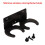 Microphone Holder,Wireless Microphone Holder for Mic Stand Wall Mounted Microphone Hanger Clip Double Hook Stands Holder 5