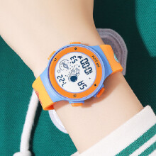 Reloj digital para niños 225mAh 37x43mm mariposa naranja