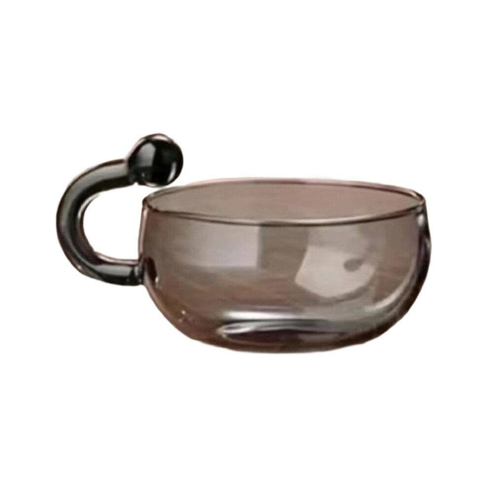 High Aesthetic Nordic Style Glass Rat Tail Teapot, Gray Coffee Cup, Household Heat-Resistant-image-OPC-PVRYPRQ-NEW