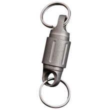 Titanium Alloy Magnet Release Buckle Car Key Chain Ultra-Light Universal Connecting Buckle 360 Rotatable Keyring