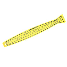 Foldable Fish Measuring Board Dual Sided Fishing Ruler for Crabs and Fish, Portable Kayak/Boat Measuring Tool