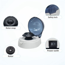Centrifughe da 7000 Giri/Min, Centrifughe da Banco A Basso Rumore, Centrifughe da Laboratorio con Motore A Corrente Continua, Spina UE