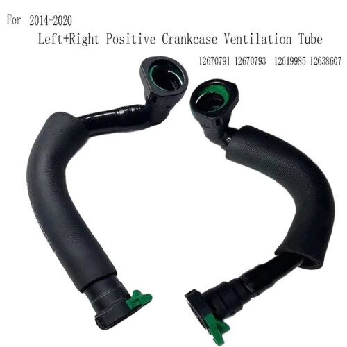 Left+Right Positive Crankcase Ventilation Tube for  Solodach  Class  Yukon  Escalade 2014-2020 1