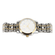 Orologio da uomo al quarzo 28mAh, quadrante argentato, 41mm x 231mm
