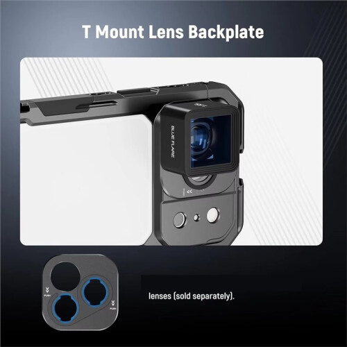 For  17 Pro Max Metal Rabbit Cage Quick Release Video Rig with 67mm Filter  Stabilizer Cage Expansion 2