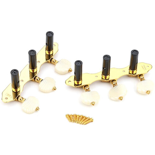 2pcs Guitar String Tuners Classical Guitar 3 Sets of String Tuning Pegs 3Left 3Right Guitars Knobs Replacement 1