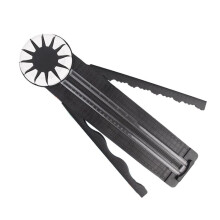 12-In-1 Rotary Paper Trimmer Cutting Tool with 12 360 Rotating Cutting Heads DIY Straight Hand Paper Cutter Tool