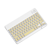 10 Inch Toetsenbord met Achtergrondverlichting, Draagbaar -Mute-Toetsenbord voor Mobiele Telefoons, Tablets en Laptops, Draadloos