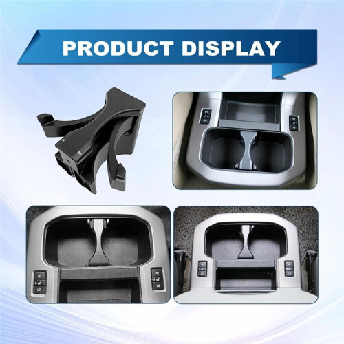 Car Center Console Cup Holder Insert Divider Collapsible Separator 55604-35050 for  4Runner 2003-2009 2