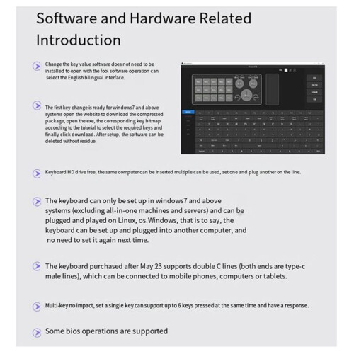 Knob Keyboard RGB Gaming Keypad Mechanical Hotswap Macropad Programming Macro Custom Black