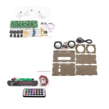 Kit Altoparlante DIY con Radio FM Pratica di Saldatura DIY Progetto di Assemblaggio di Saldatura Kit Elettronico DIY Altoparlante 2x3W A