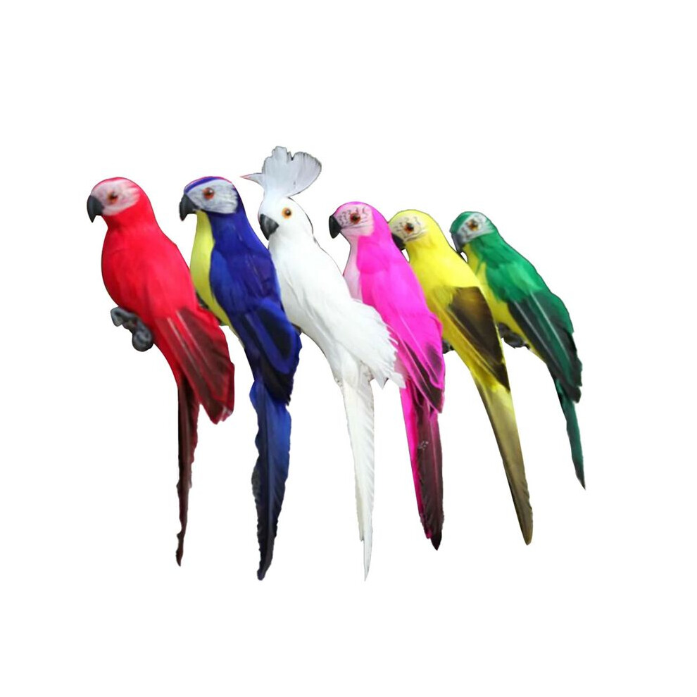 Creatives Handmade Simulation Animal Bird Garden Props Decoration Miniature Feather Lawn Doll Ornaments Wella Elements