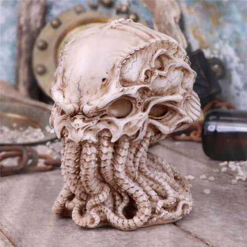 Bronzen Gouden Cthulhu Standbeeld Cthulhu Schedel Hars Ornament Octopus 1