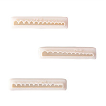 3 St Blomremsskärare Polymer Clay Cutter för Smycken Örhängen Tårta Cupcake-Dekorationer