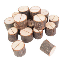 35er-Set -Tischkartenhalter Aus Holz, Ständer für Visitenkarten, Bilderrahmen, Tischnummern, Namensschilder, Dekoration für Hochzeitsfeiern