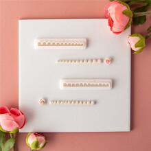 3pcs Flower Strip Cutters Polymer Clay Cutter for Jewelry Earrings Cake Cupcake Decorations