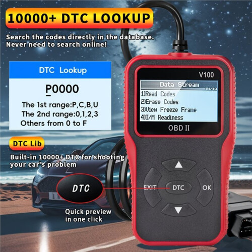 Car Obd2 Diagnostic Scanner Code Reader Can Diagnose All Obd Ii Protocol Cars Since 1996 Scan Tool 2