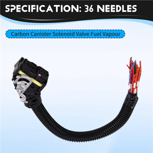 16Pin EDC7 Common Rail Connector PC Board ECU Socket Injector Module Plug with Wire Harness for Boschs 36 Pin 1