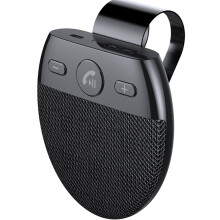 Kit Mains Libres 5.0 pour Voiture - Lecteur de Musique Sans Fil pour Pare-Soleil avec Microphone et Réduction Du Bruit