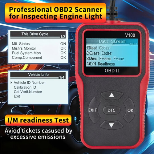 Car Obd2 Diagnostic Scanner Code Reader Can Diagnose All Obd Ii Protocol Cars Since 1996 Scan Tool 2