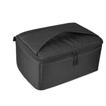 Angelrollenetui, Aufbewahrungstasche für Angelrollen, Quadratische Tasche mit 6 Fächern für Angelzubehör