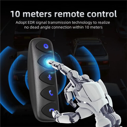 Wireless Steering Wheel Remote Control for Car - 10 Keys, Music Playback, DVD, Multimedia, Android Navigation 2
