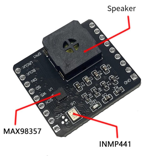 MAX98357 INMP441 Audio Integration Module Compatible with ESP32-S3 Development Board for AI Voice Chat 2