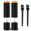 Electric Salt and Pepper Grinder Set Automatic Salt Pepper Mill Grinder Adjustable Coarseness Battery Powered LED Light 1