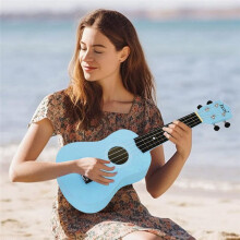 IRIN Ukulele 21 Zoll Bunte Kinder-Einsteiger-Einsteiger-Ukulele (Blau)