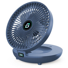 Household Dual-Use Kitchen Fan,3 Speed Foldable Desk Wall Mount Fan, 90 Adjustable Portable Fan for Bedroom&Kitchen,B