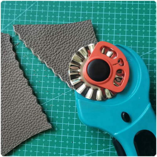 FT145 Rotary Cutter 45mm Patchwork Roller Easy Tearing Cutting Tools for Cloth Leather Paper Ticket Soft Sheet B 2